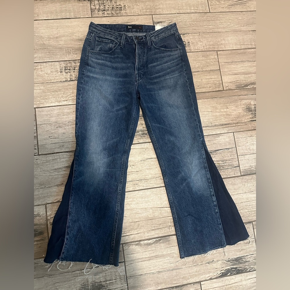 Women's Blue Flared Jeans